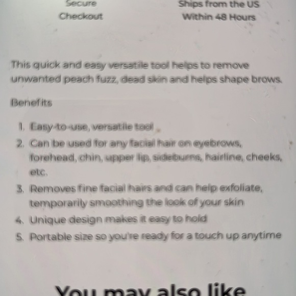 NEW The Beauty Spy Facial Hair Trimmer NEW BNIB 3 pack NEW - Picture 8 of 8